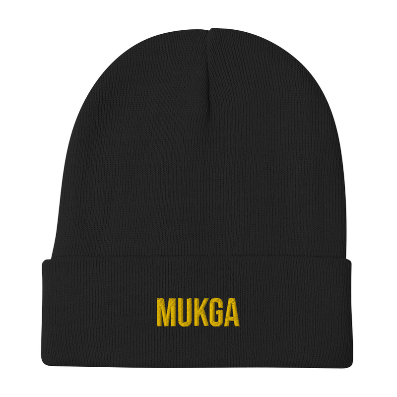 MUKGA Embroidered Beanie