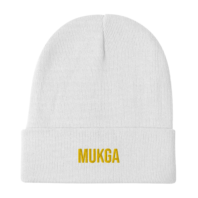 MUKGA Embroidered Beanie