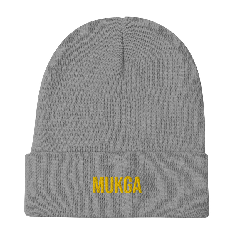 MUKGA Embroidered Beanie