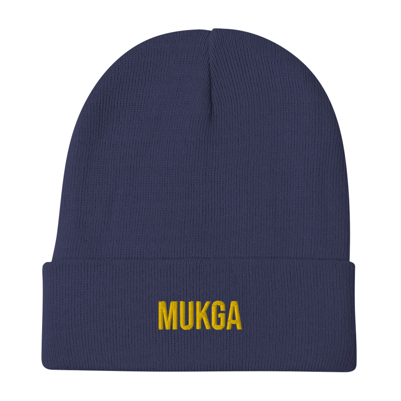MUKGA Embroidered Beanie