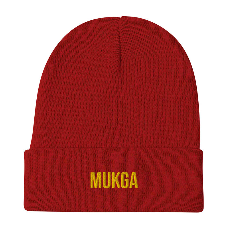 MUKGA Embroidered Beanie