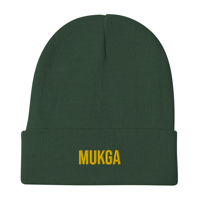 MUKGA Embroidered Beanie